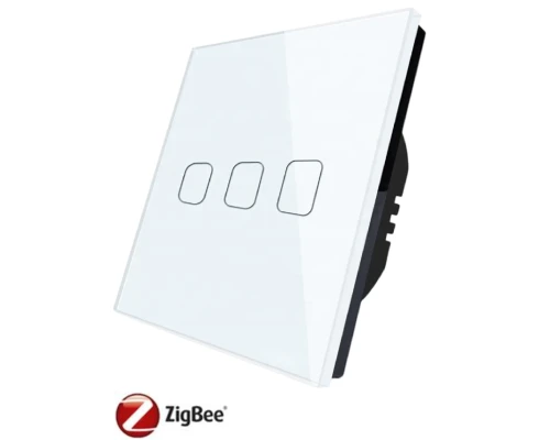 Сенсорний Zigbee вимикач SK-Z803-01 – 3 клавіші